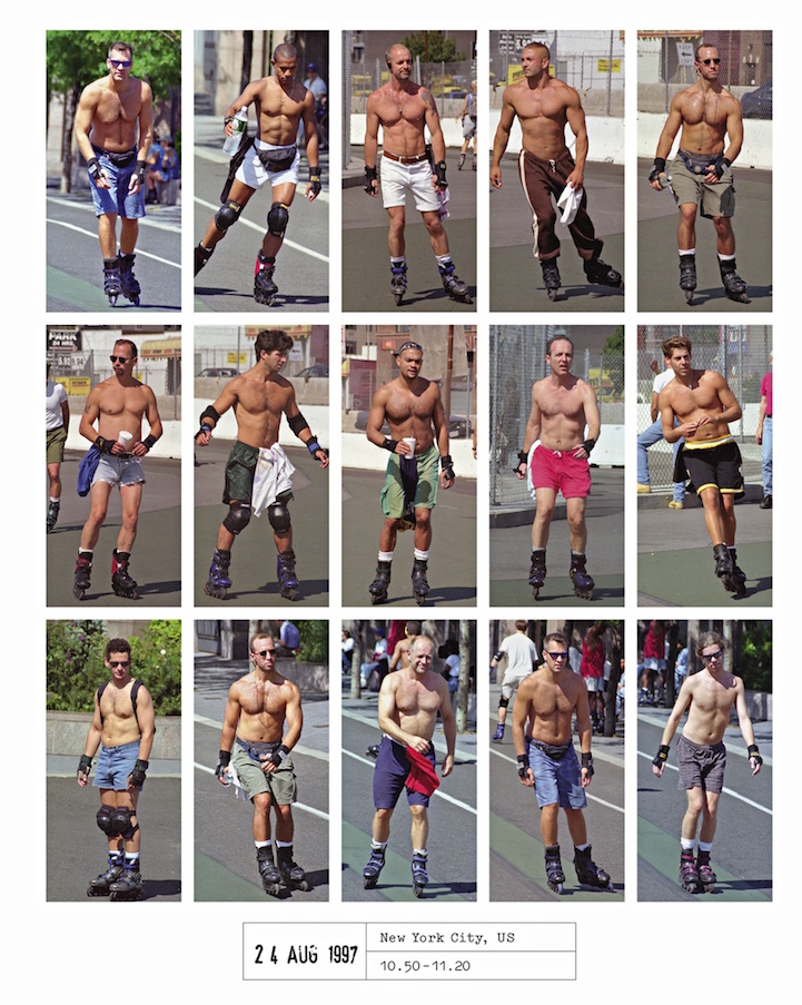 Hans Eijkelboom roller skaters New York people 21st century