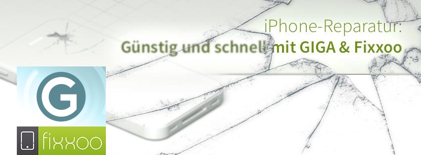GIGA & Fixxoo: iPhone Display-Reparatur